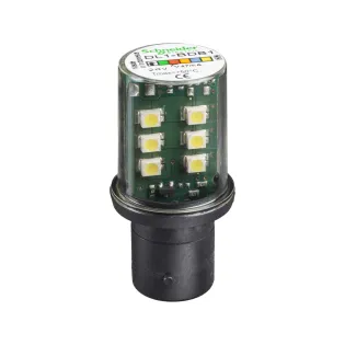 Schneider Electric DL1BDB1, Harmony XVB, Işıklı İkaz Lambaları ve Işıklı Kolonlar için Beyaz Led Ampul, 24 Volt AC/DC
