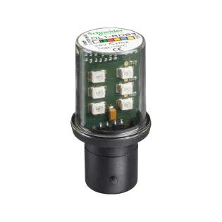 Schneider Electric DL1BDB3, Harmony XVB, Işıklı İkaz Lambaları ve Işıklı Kolonlar için Yeşil Led Ampul, 24 Volt AC/DC
