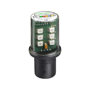 Schneider Electric DL1BDB6, Harmony XVB, Işıklı İkaz Lambaları ve Işıklı Kolonlar için Mavi Led Ampul, 24 Volt AC/DC
