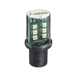Schneider Electric DL1BDB8, Harmony XVB, Işıklı İkaz Lambaları ve Işıklı Kolonlar için Sarı Led Ampul, 24 Volt AC/DC