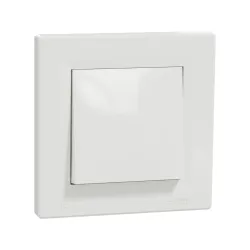 Schneider Electric EPH0100221, Asfora, Beyaz, Anahtar, IP44, Çerçeveli