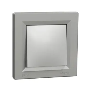 Schneider Electric EPH0100261, Asfora Plus, Alüminyum, Anahtar, IP44, Çerçeveli
