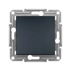 Schneider Electric EPH0200171, Asfora Plus, Antrasit, Anahtar, Çift Kutuplu, Çerçevesiz