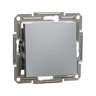 Schneider Electric EPH0400162, Asfora Plus, Çelik, Vavien Anahtar, Çerçevesiz