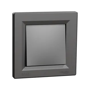 Schneider Electric EPH0400471, Asfora Plus, Antrasit, Vavien Anahtar, IP44, Çerçeveli