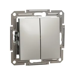 Schneider Electric EPH0600169, Asfora Plus, Bronz, İkili Vavien Anahtar, Çerçevesiz