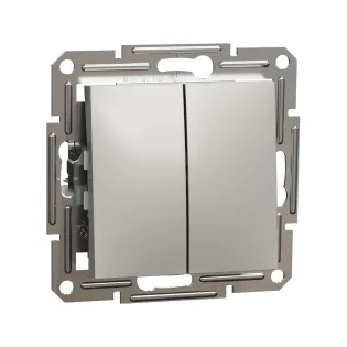 Schneider Electric EPH0600169, Asfora Plus, Bronz, İkili Vavien Anahtar, Çerçevesiz
