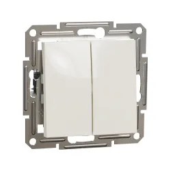 Schneider Electric EPH0670123, Asfora, Krem, İkili Vavien Anahtar, Çerçevesiz
