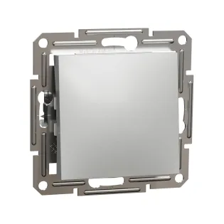Schneider Electric EPH0700161, Asfora Plus, Alüminyum, Liht Anahtarı, Çerçevesiz