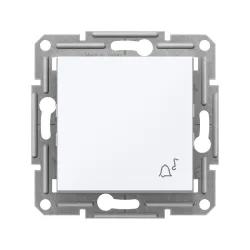 Schneider Electric EPH0870121, Asfora, Beyaz, Liht Anahtarı, Zil İşaretli, Çerçevesiz