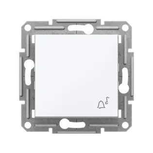 Schneider Electric EPH0870121, Asfora, Beyaz, Liht Anahtarı, Zil İşaretli, Çerçevesiz