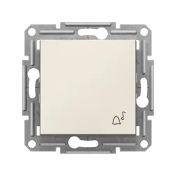 Schneider Electric EPH0870123, Asfora, Krem, Liht Anahtarı, Zil İşaretli, Çerçevesiz