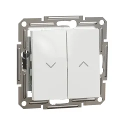 Schneider Electric EPH1370121, Asfora, Beyaz, Jaluzi Kumanda Liht Anahtarı, Çerçevesiz