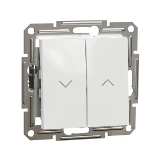 Schneider Electric EPH1370121, Asfora, Beyaz, Jaluzi Kumanda Liht Anahtarı, Çerçevesiz