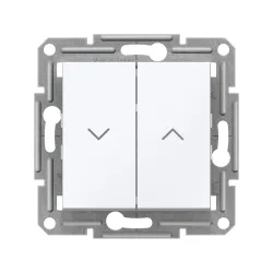 Schneider Electric EPH1370521, Asfora, Beyaz, Jaluzi Kumanda Anahtarı, Çerçevesiz
