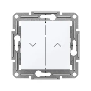 Schneider Electric EPH1370521, Asfora, Beyaz, Jaluzi Kumanda Anahtarı, Çerçevesiz