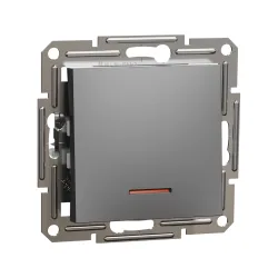Schneider Electric EPH1400171, Asfora Plus, Antrasit, Anahtar, Işıklı, Çerçevesiz