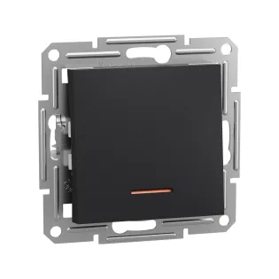 Schneider Electric EPH1500171, Asfora Plus, Antrasit, Vavien Anahtar, Işıklı, Çerçevesiz