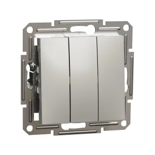 Schneider Electric EPH2100169, Asfora Plus, Bronz, Üçlü Anahtar, Çerçevesiz