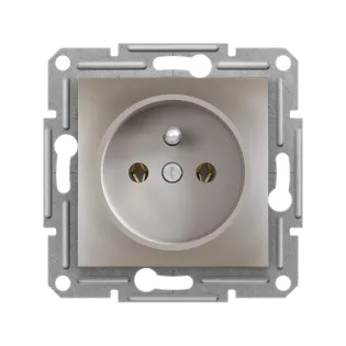 Schneider Electric EPH2800169, Asfora Plus, Bronz, UPS Priz, Çerçevesiz