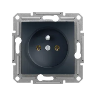 Schneider Electric EPH2800171, Asfora Plus, Antrasit, UPS Priz, Çerçevesiz