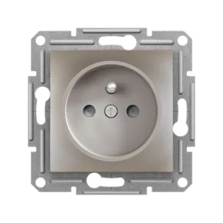 Schneider Electric EPH2800269, Asfora Plus, Bronz, UPS Priz, Çocuk Korumalı, Çerçeveli