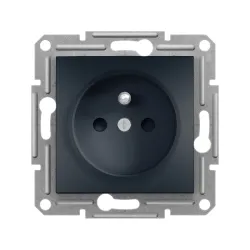 Schneider Electric EPH2800271, Asfora Plus, Antrasit, UPS Priz, Çocuk Korumalı, Çerçeveli