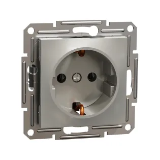 Schneider Electric EPH2900169, Asfora Plus, Bronz, Topraklı Priz, Çerçevesiz