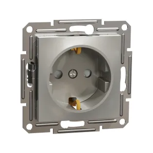 Schneider Electric EPH2900269, Asfora Plus, Bronz, Topraklı Priz, Çocuk Korumalı, Çerçevesiz