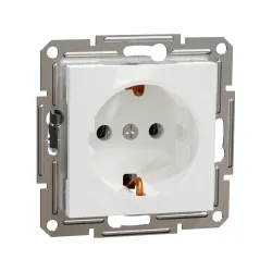 Schneider Electric EPH2970121, Asfora, Beyaz, Topraklı Priz, Çerçevesiz