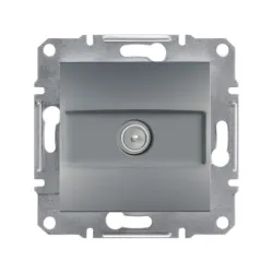Schneider Electric EPH3200162, Asfora Plus, Çelik, TV Prizi, Sonlu, Çerçevesiz