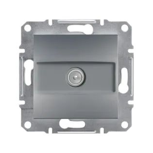 Schneider Electric EPH3200162, Asfora Plus, Çelik, TV Prizi, Sonlu, Çerçevesiz
