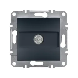 Schneider Electric EPH3200171, Asfora Plus, Antrasit, TV Prizi, Sonlu, Çerçevesiz