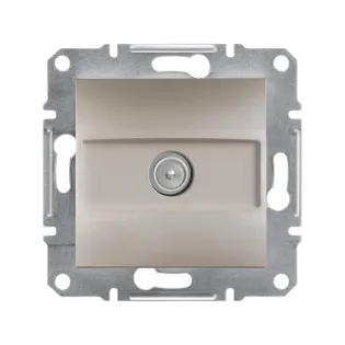 Schneider Electric EPH3200369, Asfora Plus, Bronz, TV Prizi, Geçişli, 8dB, Çerçevesiz