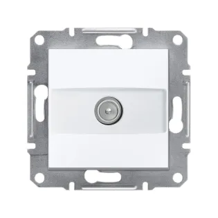 Schneider Electric EPH3270121, Asfora, Beyaz, TV Prizi, Sonlu, Çerçevesiz