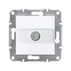 Schneider Electric EPH3270321, Asfora, Beyaz, TV Prizi, Geçişli, 8dB, Çerçevesiz