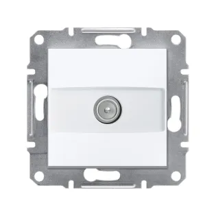 Schneider Electric EPH3270321, Asfora, Beyaz, TV Prizi, Geçişli, 8dB, Çerçevesiz