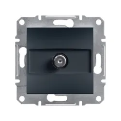Schneider Electric EPH3700171, Asfora Plus, Antrasit, SAT Prizi, Sonlu, Çerçevesiz