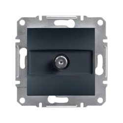 Schneider Electric EPH3700271, Asfora Plus, Antrasit, SAT Prizi, Geçişli, 4 dB, Çerçeveli