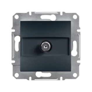 Schneider Electric EPH3700271, Asfora Plus, Antrasit, SAT Prizi, Geçişli, 4 dB, Çerçeveli