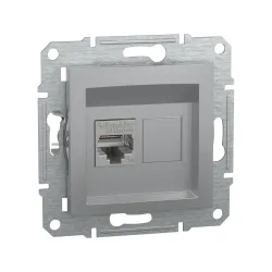 Schneider Electric EPH5000161, Asfora Plus, Alüminyum, Data İnternet Prizi, RJ45, CAT 5e-FTP, Çerçeveli