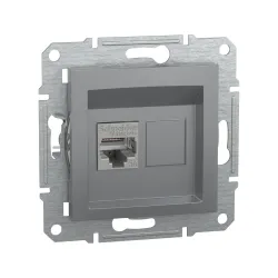 Schneider Electric EPH5000162, Asfora Plus, Çelik, Data İnternet Prizi, RJ45, CAT 5e-FTP, Çerçeveli