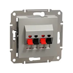 Schneider Electric EPH5700169, Asfora Plus, Bronz, Hoparlör Prizi, İkili, Çerçeveli