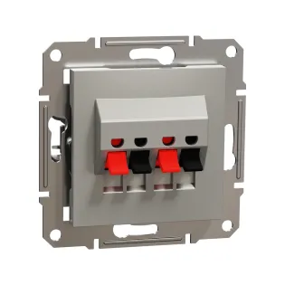 Schneider Electric EPH5700169, Asfora Plus, Bronz, Hoparlör Prizi, İkili, Çerçeveli