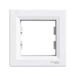 Schneider Electric EPH5800121, Asfora, Beyaz, Tekli Çerçeve, Yatay