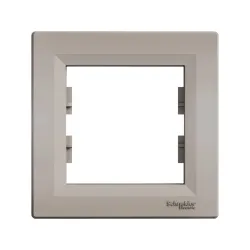 Schneider Electric EPH5800169, Asfora Plus, Bronz, Tekli Çerçeve, Yatay
