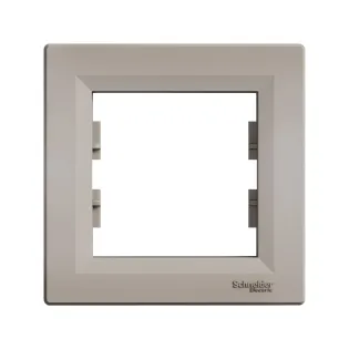 Schneider Electric EPH5800169, Asfora Plus, Bronz, Tekli Çerçeve, Yatay