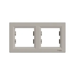 Schneider Electric EPH5800269, Asfora Plus, Bronz, İkili Çerçeve, Yatay