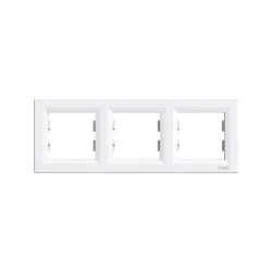 Schneider Electric EPH5800321, Asfora, Beyaz, Üçlü Çerçeve, Yatay