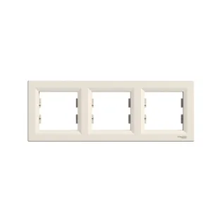 Schneider Electric EPH5800323, Asfora, Krem, Üçlü Çerçeve, Yatay